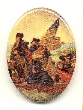 Plastic Limoges - Washington Crosses the Delaware  2 dozen for