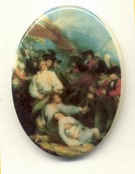 Plastic Limoges - The Death of General Warren  2 dozen for