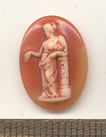 Plastic Cameo  25 x 18mm  1/2 gross for