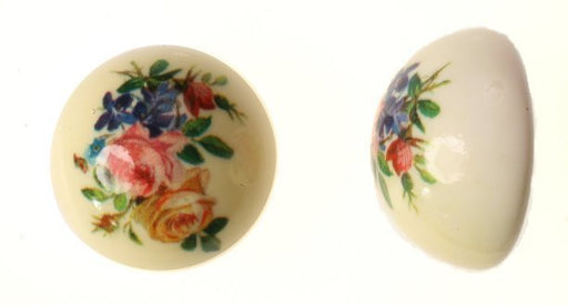 Plastic Limoges  22mm Round Cabochon  1/2 gross for