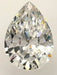 Cubic Zirconia Pearshape  10 x 7mm crystal  5 dozen for