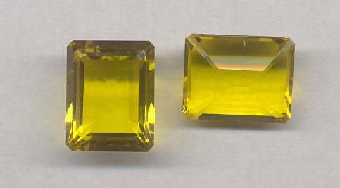 Octagon 20 x 16mm Light Topaz  12 pieces for
