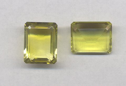 Octagon 20 x 16mm Yellow/Green (Unfoiled)  12 pieces for
