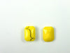 Octagon cabochon 18 x 13mm Yellow  1 gross for 