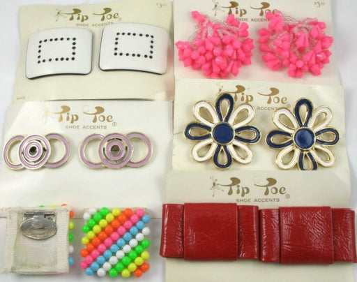 Shoe Buckle Clip Assortment  2 dozen pieces for
