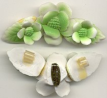 Ceramic Flower Pendants  4 Colors Available  20 pieces for