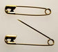 Safety pins  1 1/2 inches gold   10 gross for