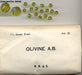 6mm Art 20; Olivine A.B. 1 1/2 gross for