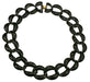 18, Brass - Black Enameled Necklace  3 Necklaces for 