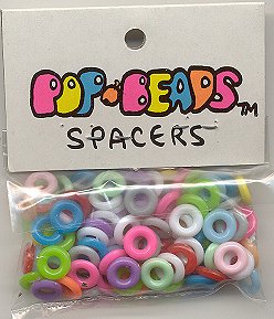 Plastic Spacers 10mm Assorted Colors. 48 packages for