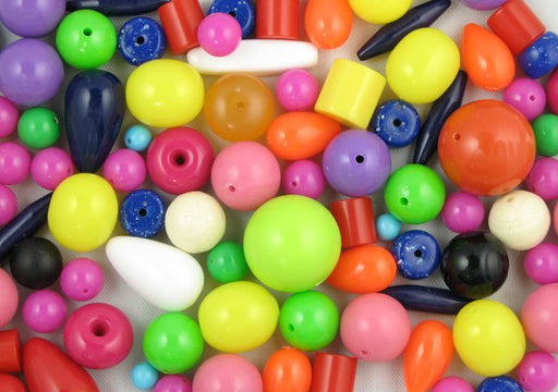 Lucite beads. 3 pounds for
