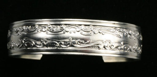 Steel Cuff Bracelet  Matte Silver Plate  6 bracelets for