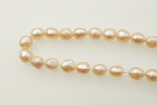 Fresh Water Oval Pearl  16 Inch Strands  1 Strands For