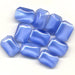 Glass Octagons  18 x 13mm Light Blue Moonstone  1 gross for