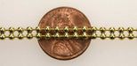 Ball Chain   Double Row, 6-1/2 inch lengths  Brass  3 Dozen for