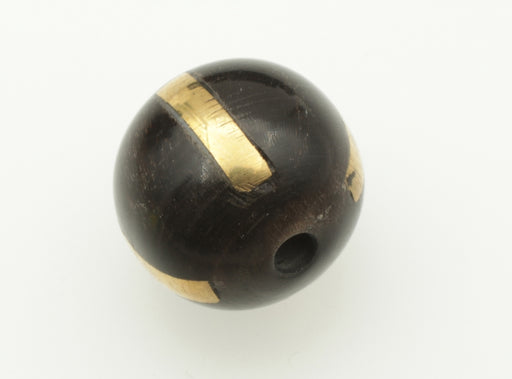 Inlaid Horn Bead  22mm  50 Pieces For