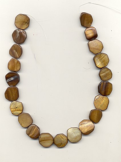 Genuine Beads Dyed Mother of Pearl 3 strands for
