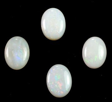 Genuine Opals  8 x 6 mm  2 For
