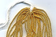 3mm Gold Plated Plastic Bead 1Dozen 60 Inch strands for