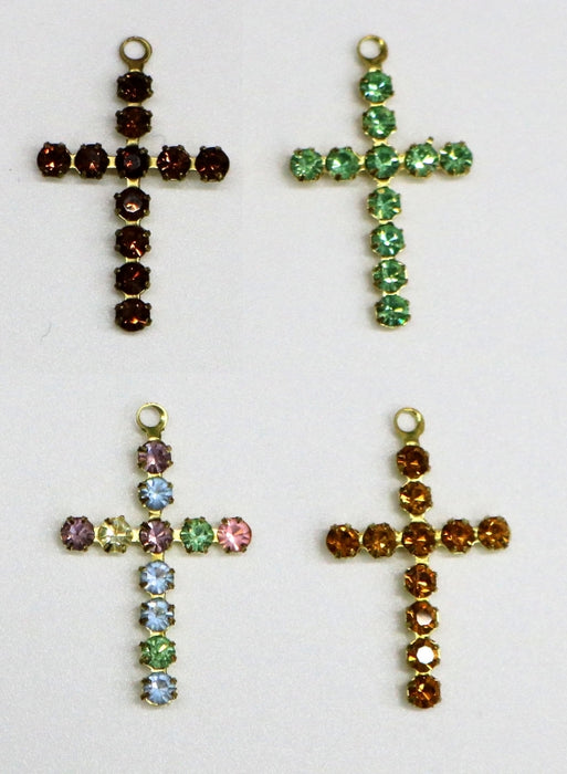 Rhinestone Crosses  1/2 gross for