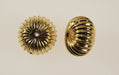 Gold Plated Plastic Bead. 22mm x 13mm 1/2 Gross For