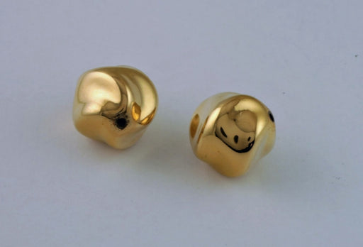 16mm Gold Plated Plastic Bead 1/2 gross for