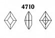 Swarovski ART #4710 Diamond Shape  10.5 x 7mm Gemstone Colors  1/2 gross