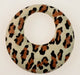 Imitation Leopard Skin Hoop  50mm   36 Pieces For
