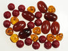 Lucite Bead Mix  Autumn Colors  1 pound For