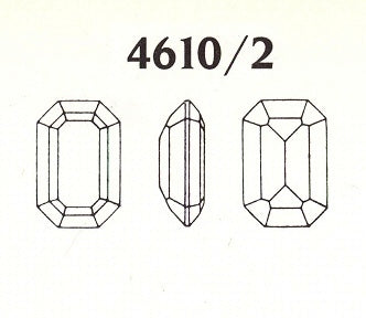 Swarovski ART #4610/2 TTC Octagons  10 x 8mm Gemstone Colors  1/2 gross for