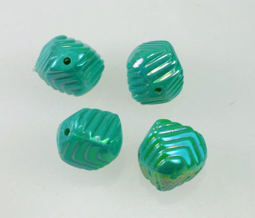 Ribbed Plastic Bead  Available In Two Sizes  1 Pound For