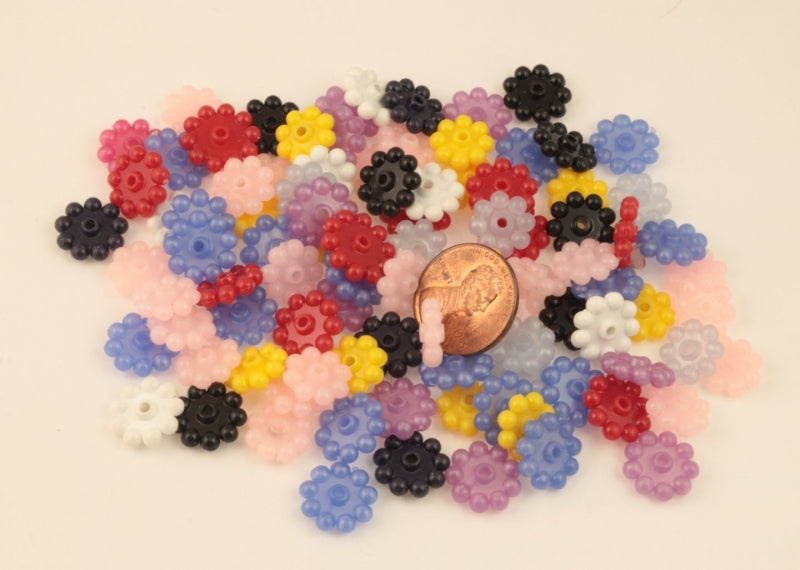 Multi Color Plastic Assortment  12mm  500 Pieces For