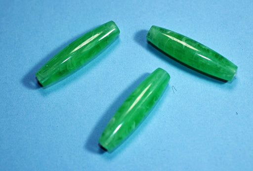  Plastic Beads  38 x 10mm  1 Pound For