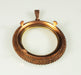 Brass pendant   with 36mm Setting  1 Dozen For