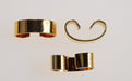 Connector Gold Plated  13.7mm x 4.8mm  1 Gross For