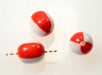 Two Color Acrylic Beads  12mm x 10mm  2 Styles Available  1 Pound For