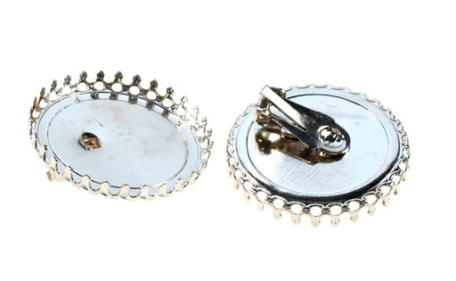 Clip Earring With 34mm Setting  50 Pieces For