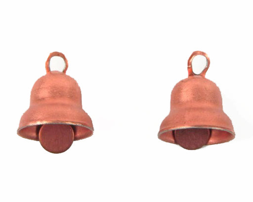 Small Bell charms Copper tone 1 gross for