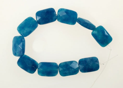 Howlite Dyed Lapis Blue  14mm x10mm  10 Strands For