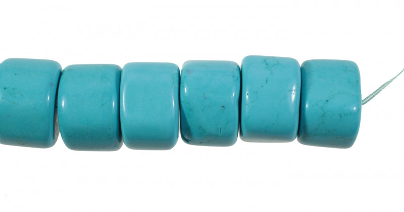 Turquoise Beads  32mm  16 Inch Strand  1 For