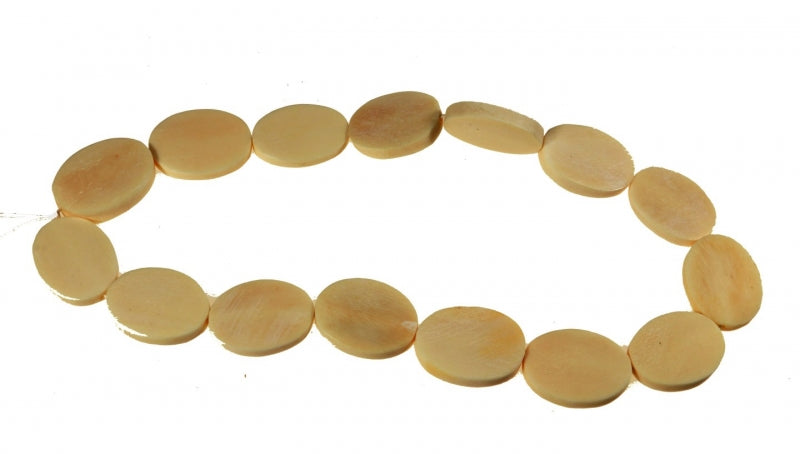 Bone Bead  28mm x 21mm  1 Strand For