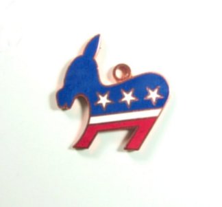 Democratic donkey charm 1 dozen for