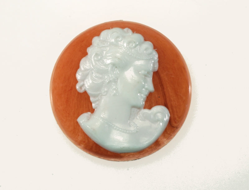 Plastic Cameo  Two Colors Available  45mm  72 Pieces For