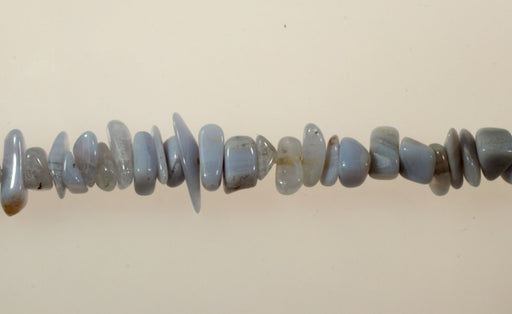 Blue Lace Agate Chip Beads  6 Strands For