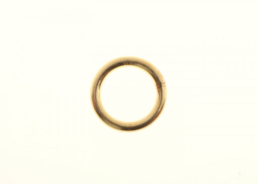 Jump Rings soldered  Gold Plated  7mm  200 For