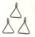 Earring Drop - Triangle with 1 loop 2 gross for
