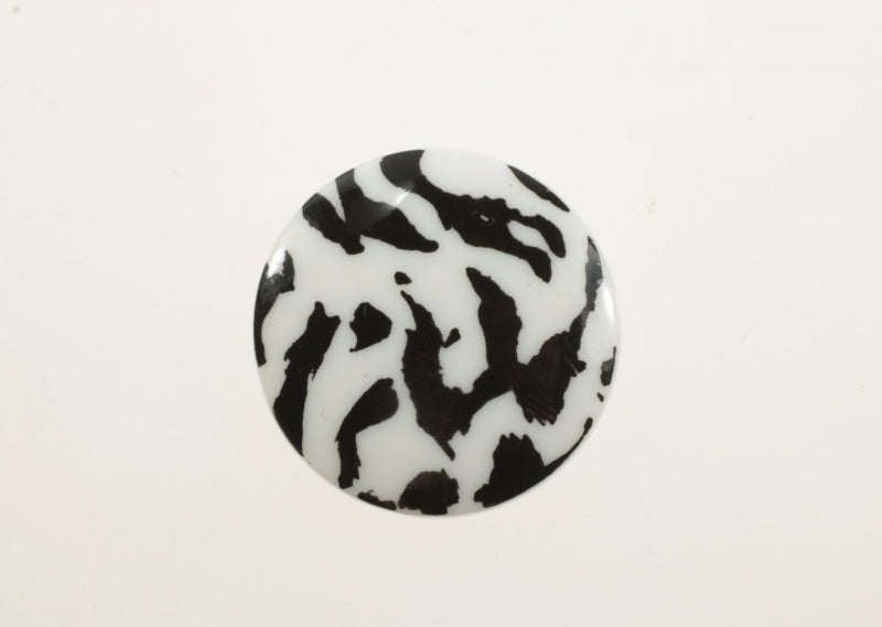 Zebra Print Cabochon   30mm  2 Dozen For