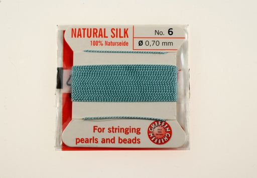 Silk Beading Cord   # 6  Ten 2 Meter Packs For