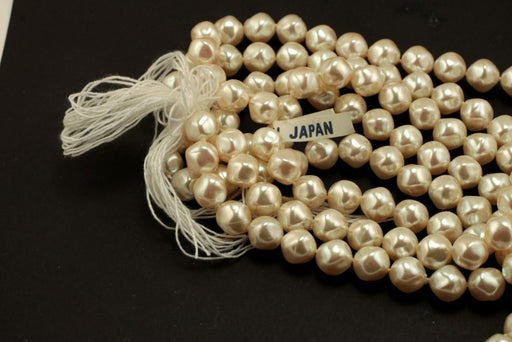 Baroque Style Pearls  9mm  5 Strands For