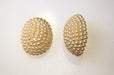 Beaded Cabochon Pearl  28mm x 22mm  1 Dozen For